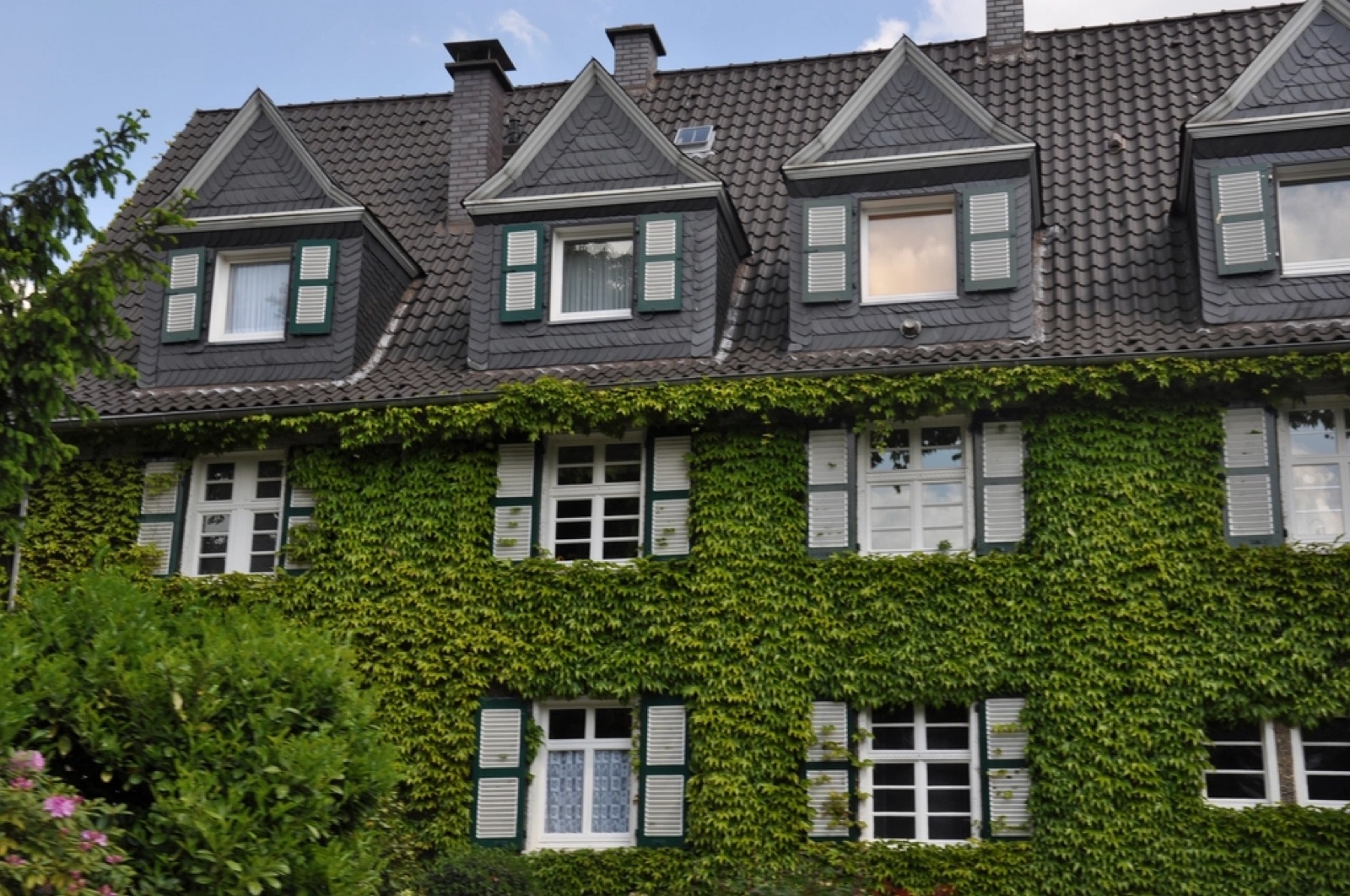 Gevel van een Nederlandse woning